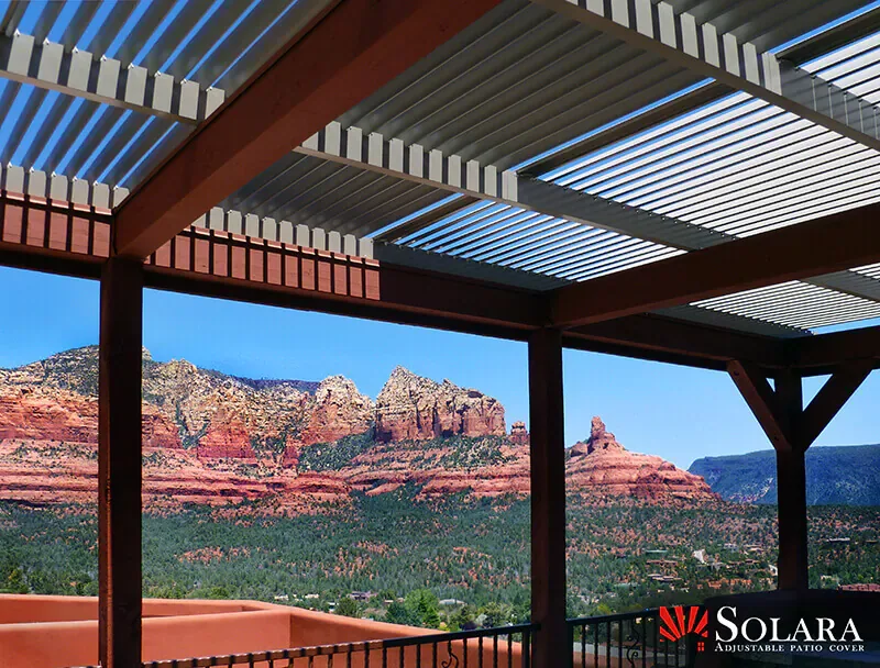 Solara adjustable patio cover system