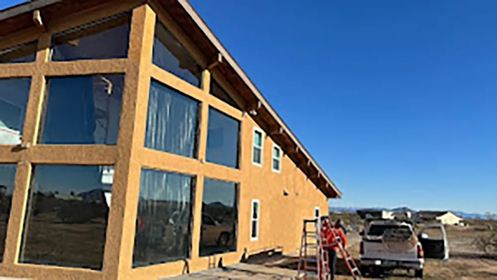 Rolling security shutter installed by A to Z Shades and Shutters in Mesa, AZ, serving the Phoenix metro area (project photo a to z shades and shutter security shutters jpg13 1)