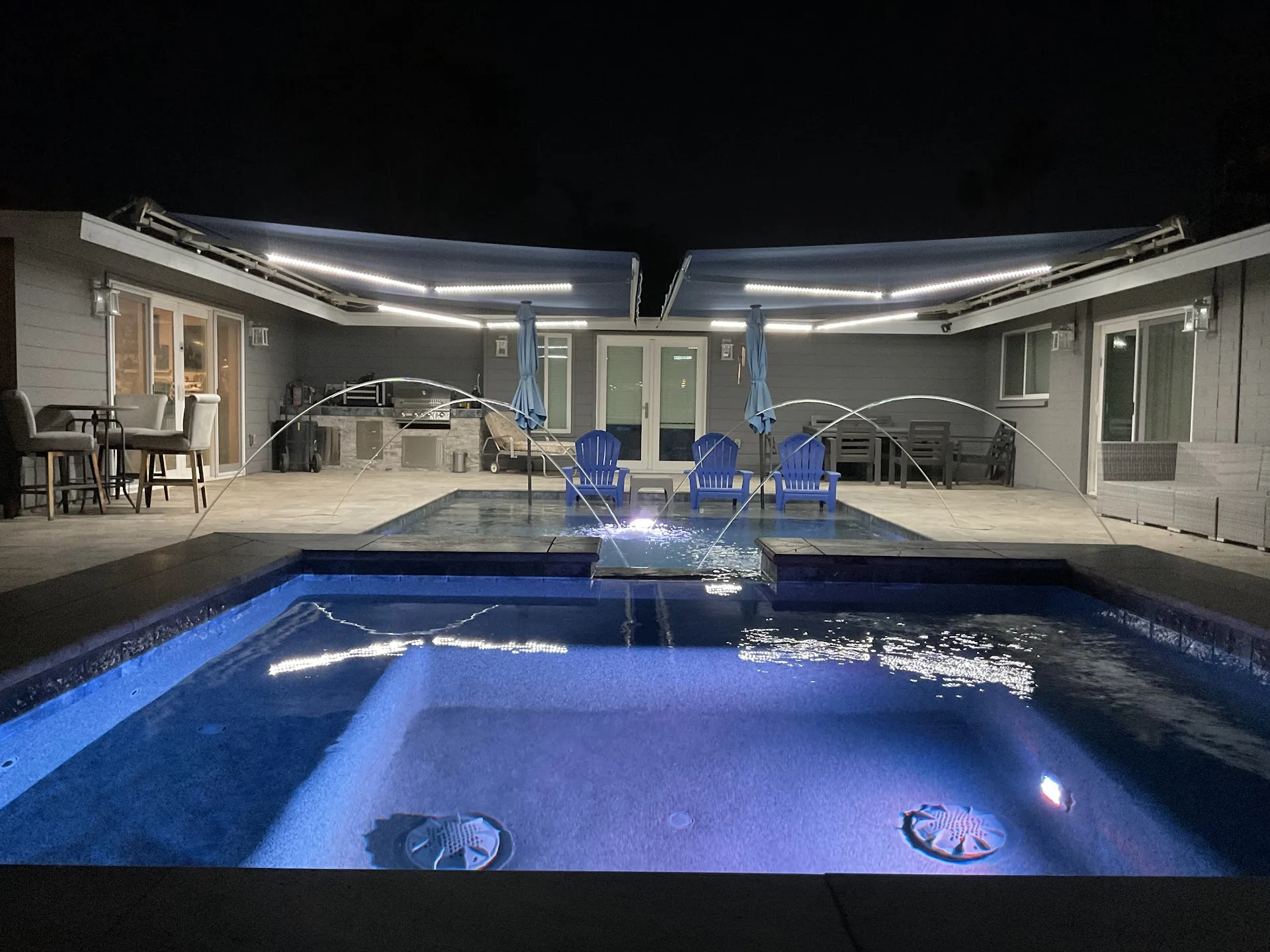 Retractable awning installed by A to Z Shades and Shutters in Mesa, AZ, serving the Phoenix metro area (project photo awnings awnings 48)