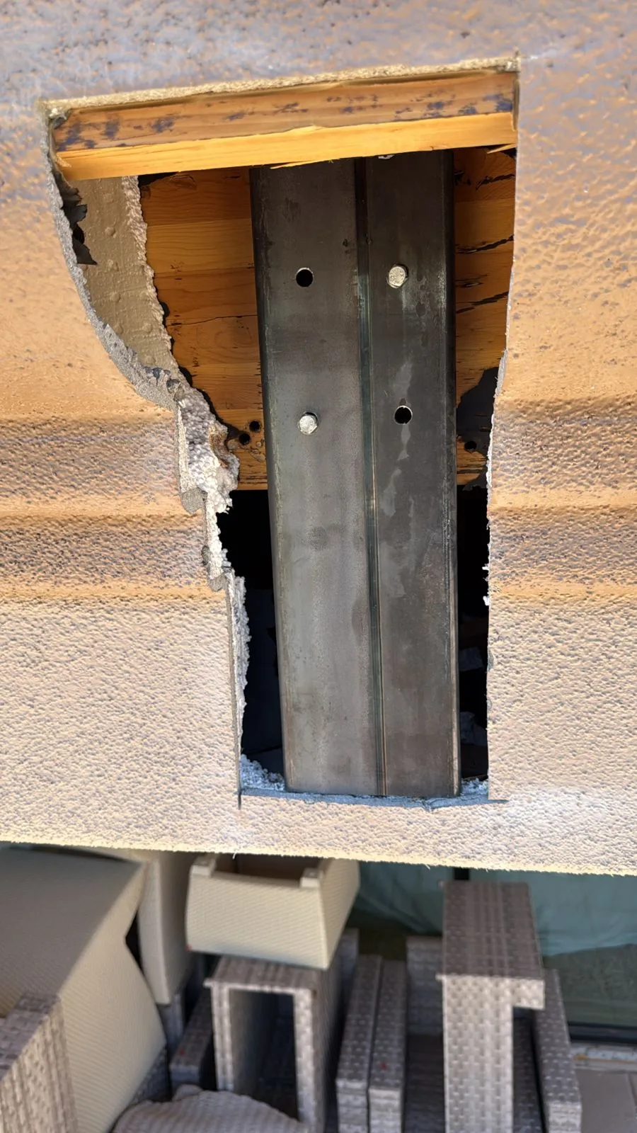 Shade repair installed by A to Z Shades and Shutters in Mesa, AZ, serving the Phoenix metro area (project photo repairs awnings 56)