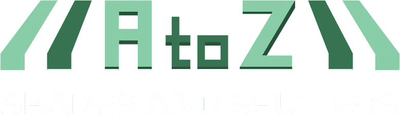 A to Z Shades and Shutters logo