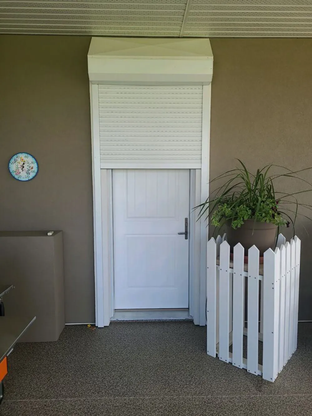 Rolling security shutter installed by A to Z Shades and Shutters in Mesa, AZ, serving the Phoenix metro area (project photo a to z shades and shutters security shutters jpg05 1)