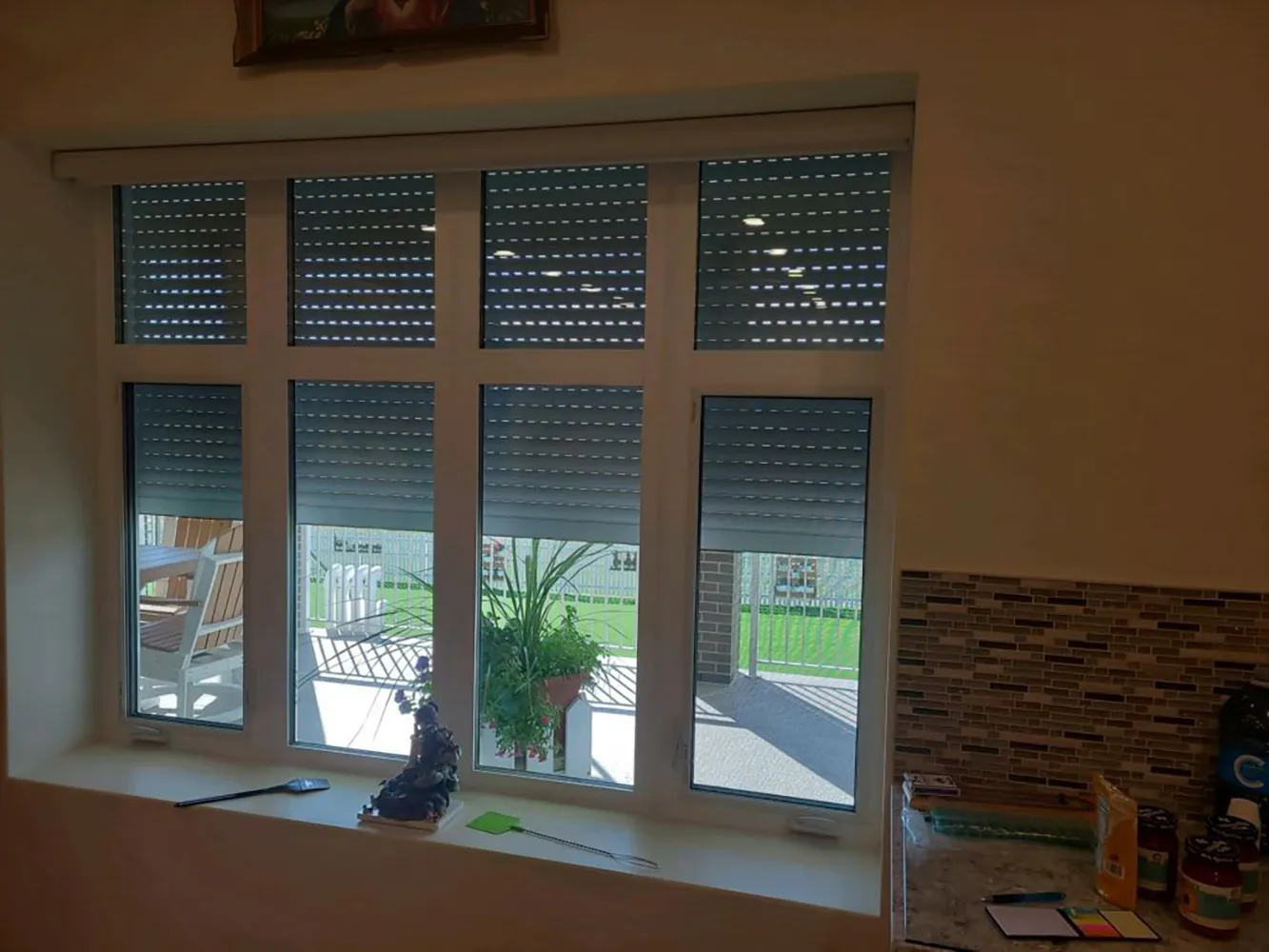 Rolling security shutter installed by A to Z Shades and Shutters in Mesa, AZ, serving the Phoenix metro area (project photo a to z shades and shutters security shutters jpg06 1)