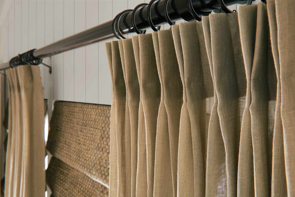 luxury and customization at its finest, a to z shades and shutters natural drapery