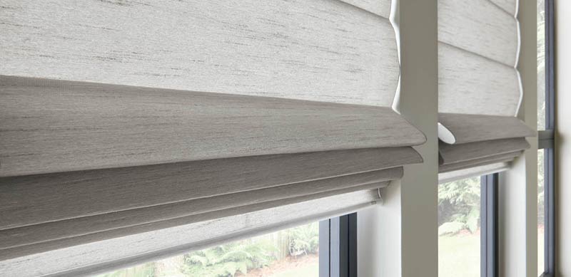 roman shades, a to z shades and shutters pleated shades header